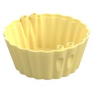 Cup Cake Form 8 × 8 × 3 Bright Light Yellow