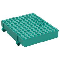 Plate Special, Book 10 × 12 with Key Hole Dark Turquoise