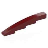 Brick Curved 1 × 8 × 1 2/3 Dark Red