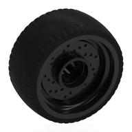 Felge 24 × 12 mit schwarz Reifen Schwarz