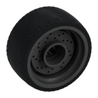 Felge 24 × 12 mit schwarz Reifen Perltitan