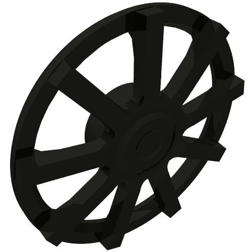 Wheel Cover 9 Spoke - for Wheel 72206 Schwarz