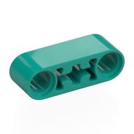 Technic Beam 1 × 3 Thick with Center Axle Hole Dark Turquoise