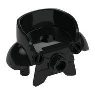 Minifig Neckwear Armour Space with Shoulder Protection and High Back [Plain] Black