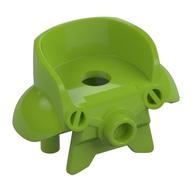 Minifig Neckwear Armour Space with Shoulder Protection and High Back [Plain] Lime