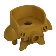 Minifig Neckwear Armour Space with Shoulder Protection and High Back [Plain] Perlgold