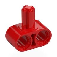 Technic Lochbalken 1 × 2 mit Achse seitlich Rot
