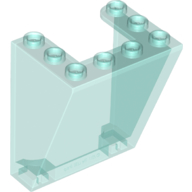 Windscreen 3 × 4 × 4 Inverted, Rounded Top Inside Edges, Cut-Out Bottom Inside Edges