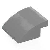 Brick Curved 4 × 4 × 1 2 / 3 Light Bluish Gray