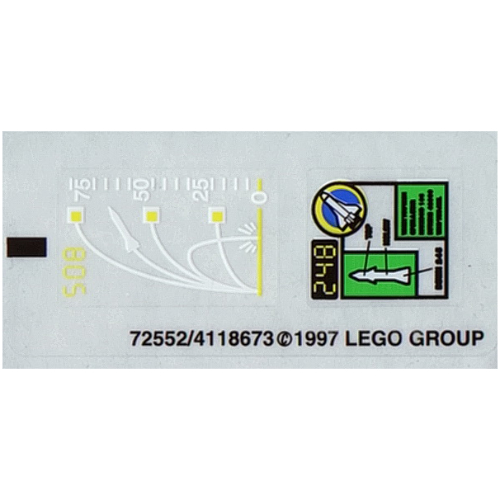 Stickerbogen für Set 6452-1 [Keine Farbe/Beliebige Farbe]