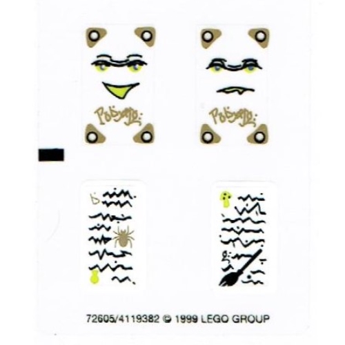 Stickerbogen für Sets 5804-1, 5962-1 [Keine Farbe/Beliebige Farbe]
