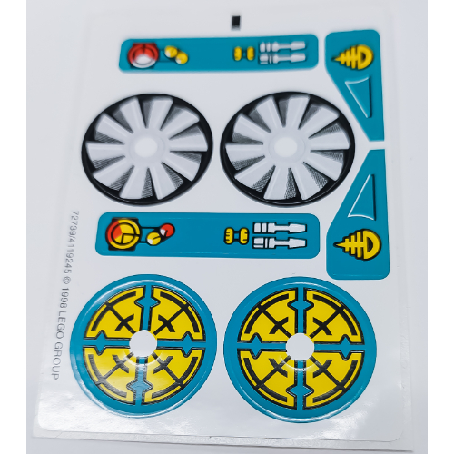 Stickerbogen 1 für Set 8269-1 [Keine Farbe/Beliebige Farbe]