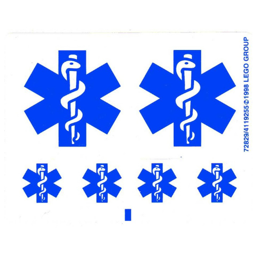 Stickerbogen für Set 3312-1 [Keine Farbe/Beliebige Farbe]