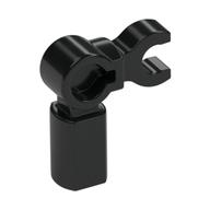 Bar Holder with Clip and 90° Angle (Mechanical Leg) Schwarz