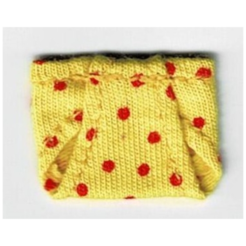 Scala, Baby Pants / Diaper with Red Dots Gelb