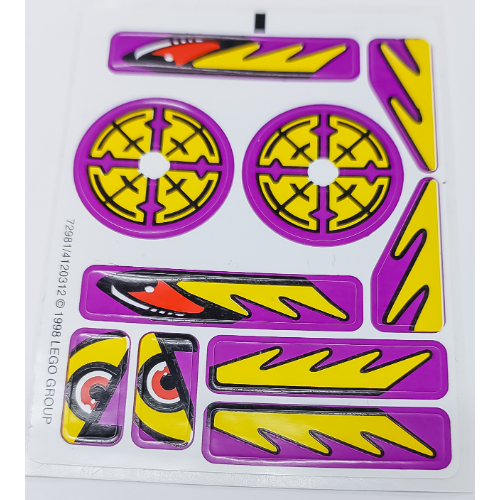Stickerbogen 2 für Set 8269-1 [Keine Farbe/Beliebige Farbe]