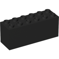 Brick Special 2 × 6 × 2 Weight with Sealed Bottom and Dimples on Ends