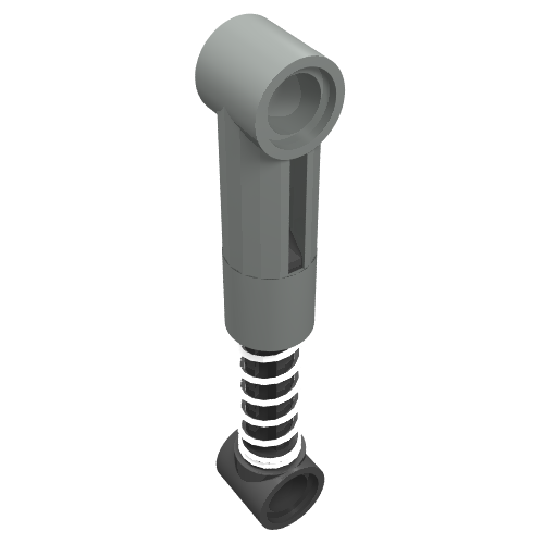 Technic Shock Absorber 6.5L with Normal Spring [Complete Assembly] Light Gray