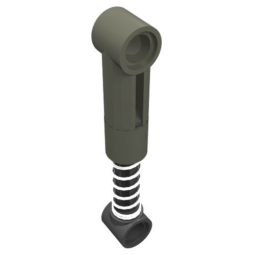 Technic Shock Absorber 6.5L with Normal Spring [Complete Assembly] Dunkelgrau