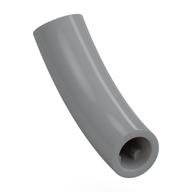 Brick Round 1 × 1 D. Tube with 45° Elbow and Axle Holes (Crossholes) at Each End Light Bluish Gray