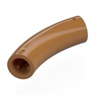 Brick Round 1 × 1 D. Tube with 45° Elbow and Axle Holes (Crossholes) at Each End Mittelnougat