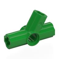 Technic Axle and Pin Connector Angled Triple - 60° Bright Green