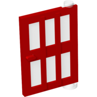 Door 1 × 4 × 5 Right with 6 Panes Rot