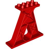 Duplo Support / Column 2 × 8 × 6 Red