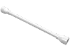 Flexible Hose 8.5L with Tabless Ends (Ends same color as Tube) Weiß