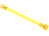 Flexible Hose 8.5L with Tabless Ends (Ends same color as Tube) Transparent-Gelb