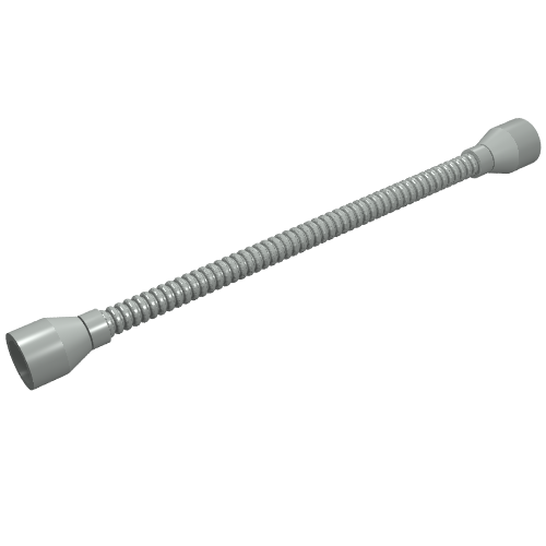 Flexible Hose 8.5L with Tabless Ends (Ends same color as Tube) Light Gray
