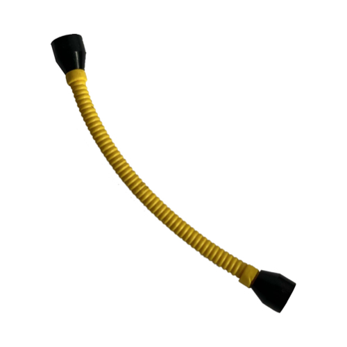 Flexible Hose 8.5L with Tabless Ends Black (Ends different color than Tube) Yellow