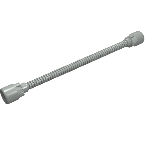 Flexible Hose 8.5L with Tabbed Ends (Ends same color as Tube) Hellgrau