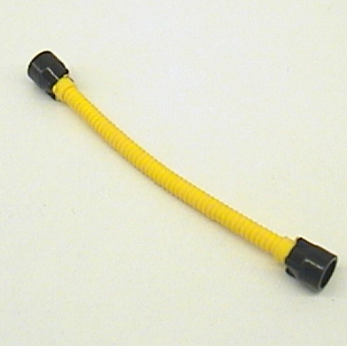 Flexible Hose 8.5L with Tabbed Ends Black (Ends different color than Tube) Yellow