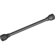 Flexible Hose 8.5L with Tabless Ends (Fixed Ends same color as Tube) Schwarz