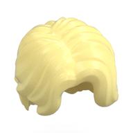 Hair Mid-Length, Wavy, Parted Bright Light Yellow
