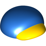 Nintendo Figure, Cap, Large with Yellow Peak Print Blau