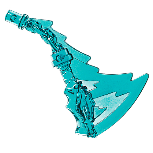 Weapon Nunchucks with Trailing Effect Transparent-Hellblau
