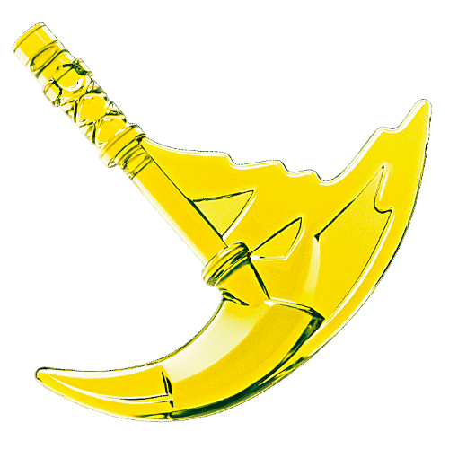 Weapon Sickle with Trailing Effect Trans-Neon Green