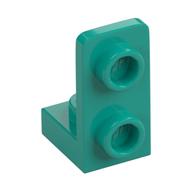 Bracket 1 × 1 - 1 × 2 Inverted Dark Turquoise