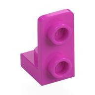 Bracket 1 × 1 - 1 × 2 Inverted Dark Pink