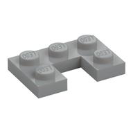 Plate 2 × 3 with 1 × 1 Cutout Light Bluish Gray