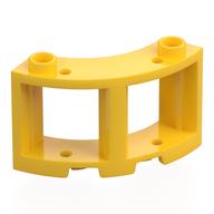 Window Round 3 × 3 × 2 Yellow