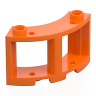 Window Round 3 × 3 × 2 Orange