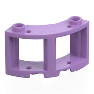 Window Round 3 × 3 × 2 Medium Lavender