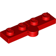 Hinge Plate 1 × 4 Swivel Top / Base - Solid Clip [Complete Assembly] Rot