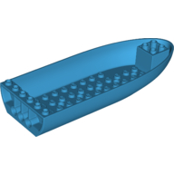 Aircraft Fuselage Bottom 6 × 16 × 2 Dunkelazur