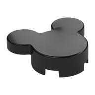 Tile Special Round 3 × 4 × 2/3 Mickey Mouse Schwarz