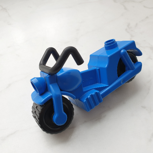 Duplo Motorcycle Blau