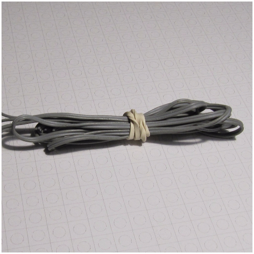 Wire 12V / 4.5V with Two Leads [Undetermined Length] Hellgrau